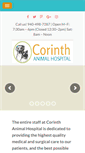 Mobile Screenshot of corinthanimalhospital.com